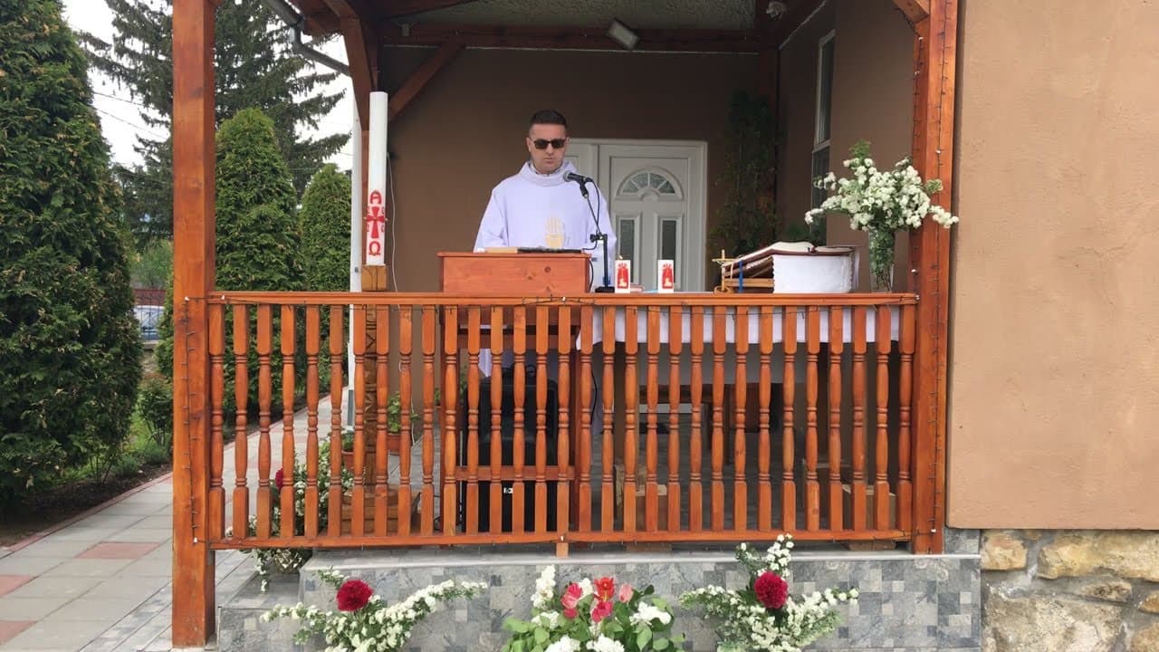 A Miklósvári Katolikus Egyházközség szentmiséje, 2020.05.17