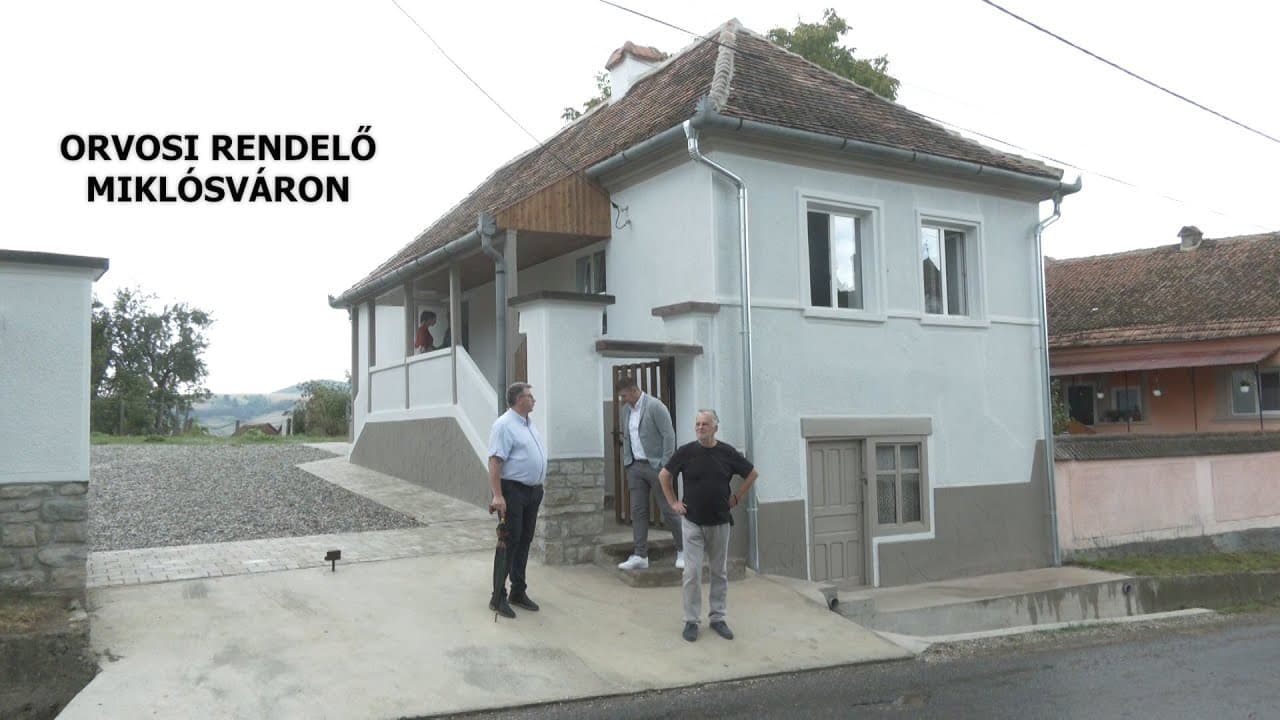 Orvosi rendelő átadás Miklósváron