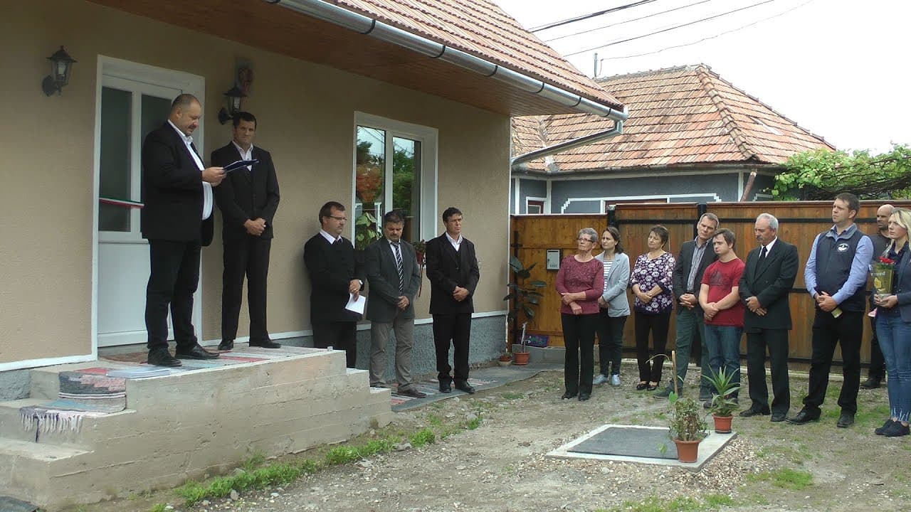 Házavató Bibarcfalván