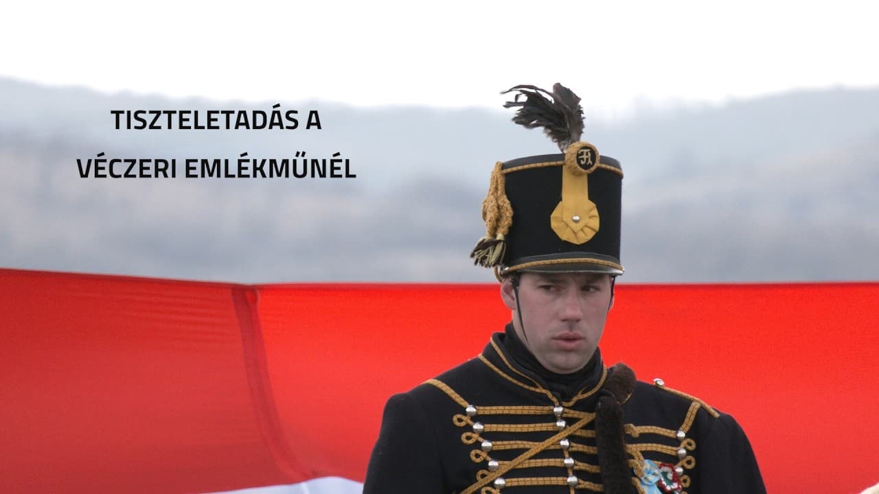 Tiszteletadás a véczeri emlékműnél