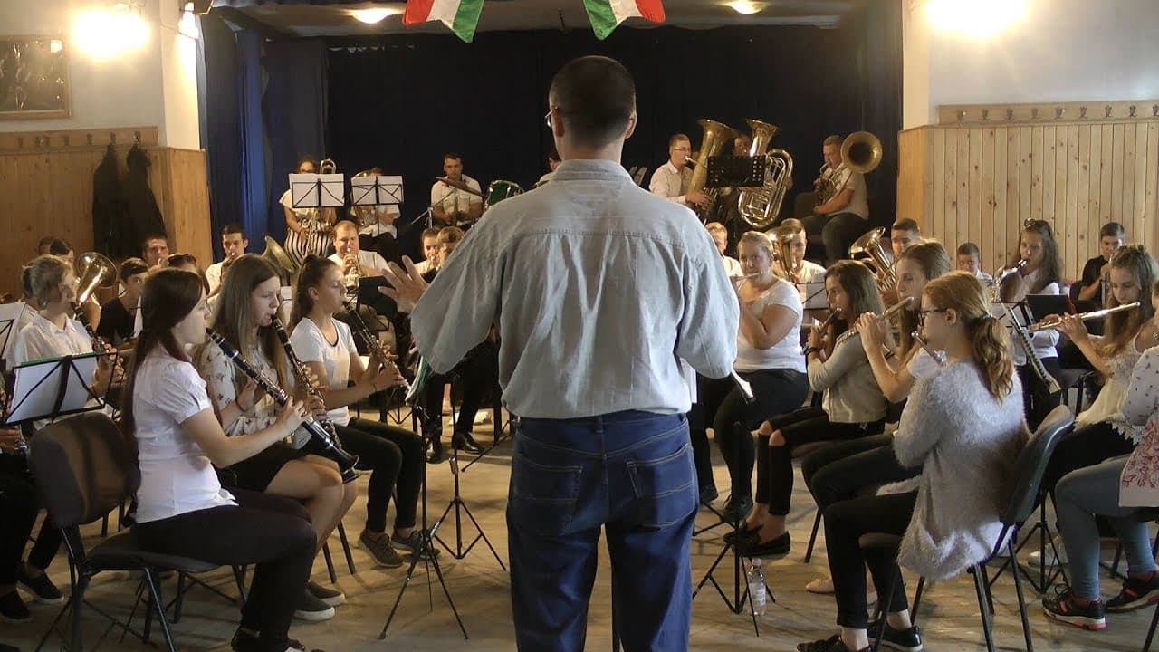 Az egyesített erdővidéki ifjúsági fúvószenekar koncertje
